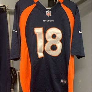 Peyton Manning Broncos embroidered jersey
